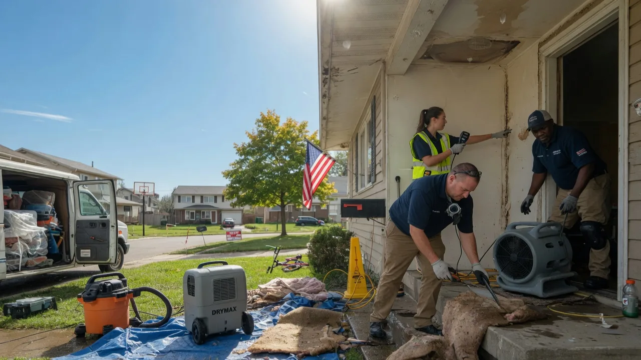 Water Damage Restoration in Bellefontaine, OH near me